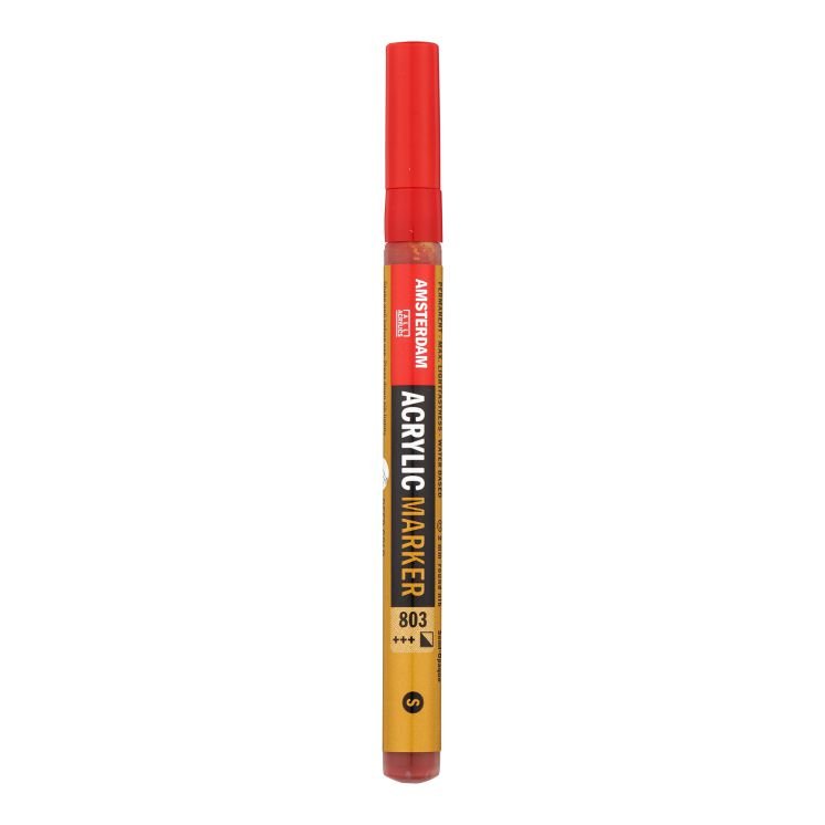 ΜΑΡΚΑΔΟΡΟΣ ΑΚΡΥΛΙΚΟΣ AMSTERDAM 2MM 803 DEEP GOLD SW
