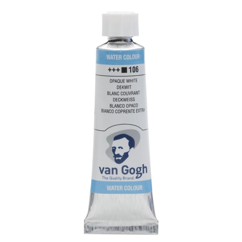 WATERCOLOUR VAN GOGH 10ML 106 WHITE EXTRA OPAQ
