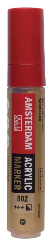 ΜΑΡΚΑΔΟΡΟΣ ΑΚΡΥΛΙΚΟΣ AMSTERDAM 15MM 802 LIGHT GOLD SW
