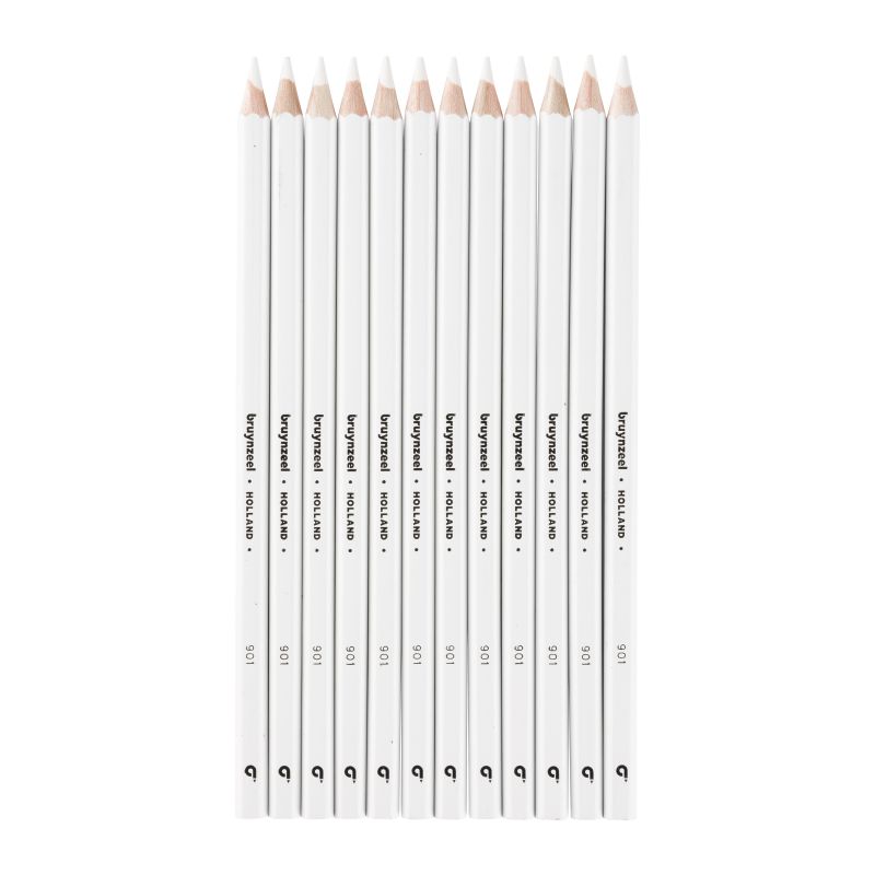 ΞΥΛΟΜΠΟΓΙΑ ΜΟΝΟΧΡΩΜΗ Νο 01 WHITE (Συσκ-12τεμ)