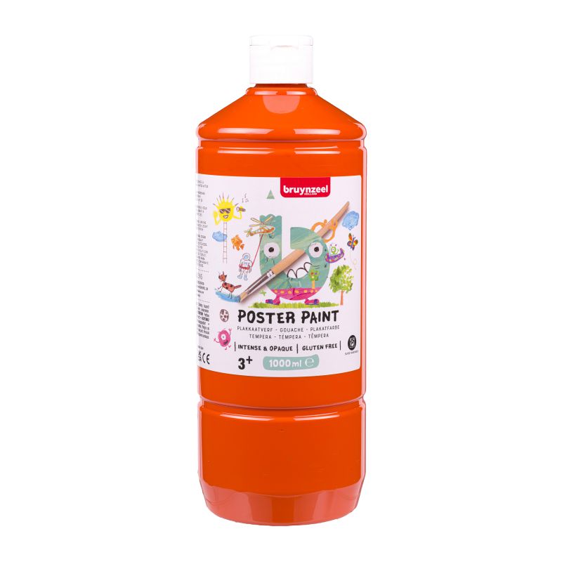 ΤΕΜΠΕΡΑ POSTER PAINT 235 1000ML ΠΟΡΤΟΚΑΛΙ BZL