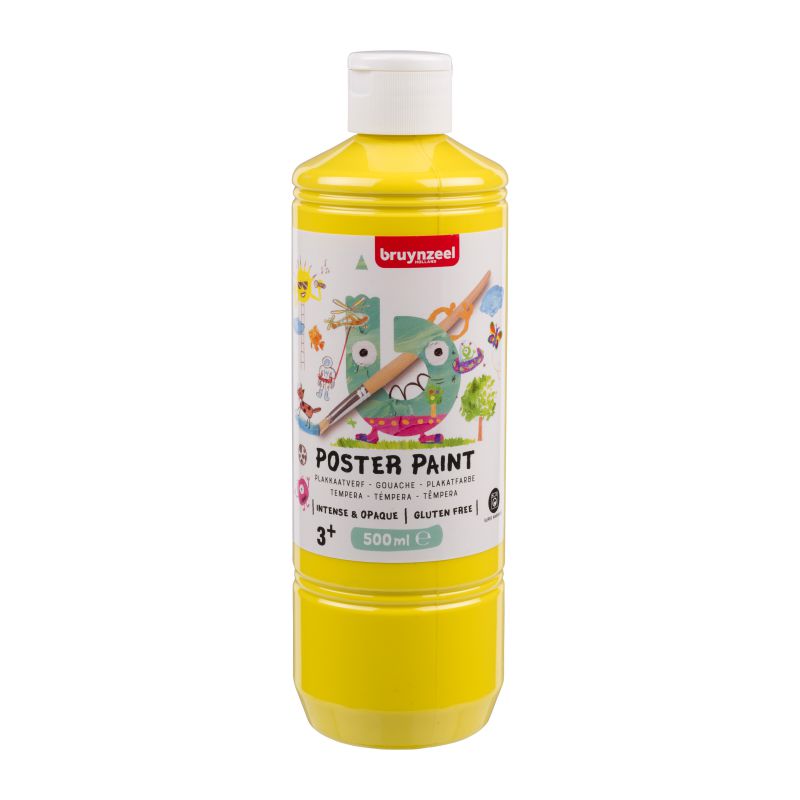 ΤΕΜΠΕΡΑ POSTER PAINT 275 500ML PRM.YELLOW BZL
