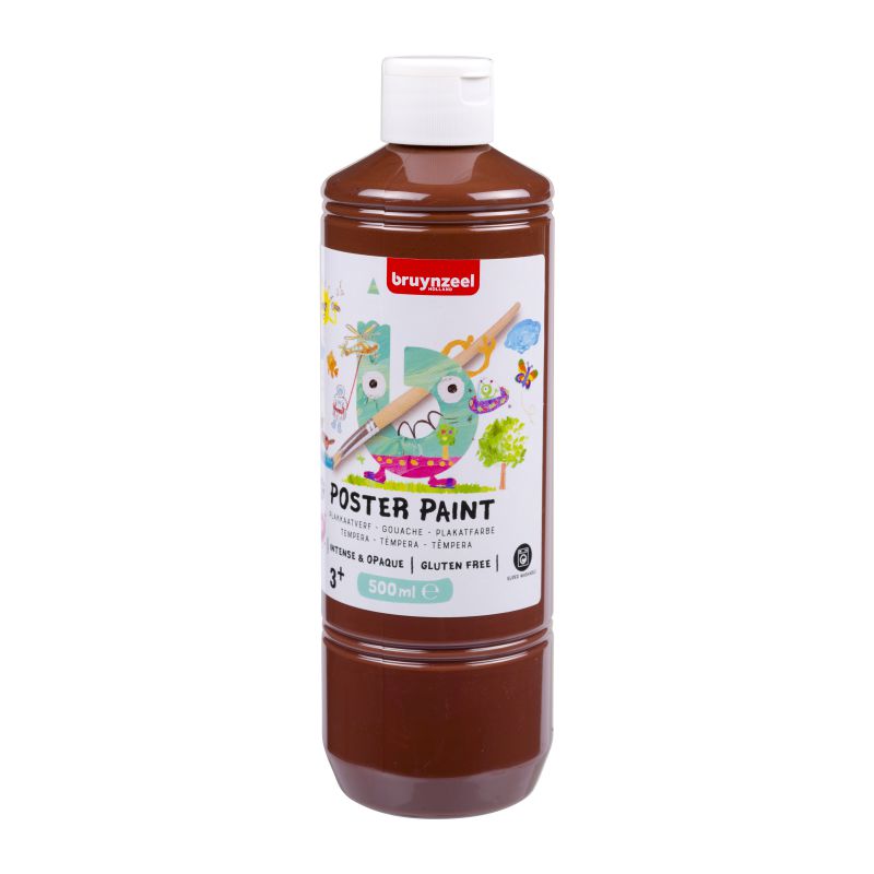 ΤΕΜΠΕΡΑ POSTER PAINT 400 500ML ΚΑΦΕ BZL