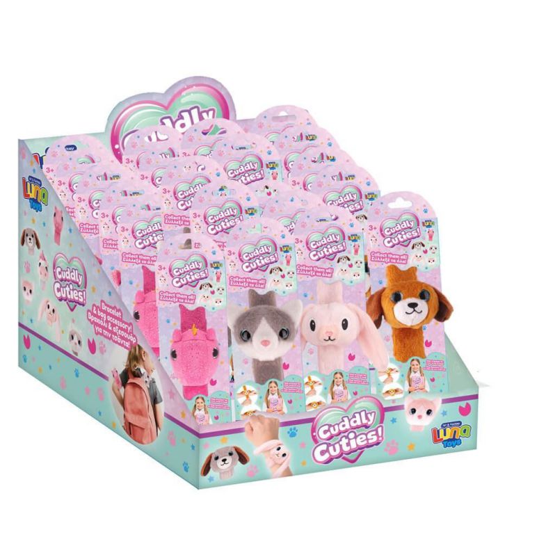 SLAP ΒΡΑΧΙΟΛΙ ΛΟΥΤΡΙΝΟ ΖΩΑΚΙ CUDDLY CUTIES 6X21ΕΚ 9ΣΧ LUNA
