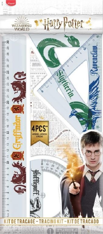 ΓΕΩΜΕΤΡΙΚΟ ΣΕΤ ΟΡΓΑΝΩΝ HARRY POTTER ΣΕΤ 4ΤΕΜ