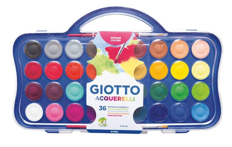 ΝΕΡΟΜΠΟΓΙΑ 36ΧΡΩΜΑΤΩΝ GIOTTO 30MM