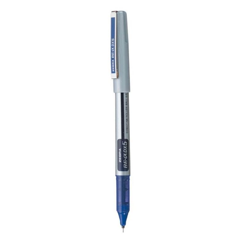 ΣΤΥΛΟ ZEBRA ZEBROLLER DX-5 SILVER 0.5MM BLUE ZB-16072Z