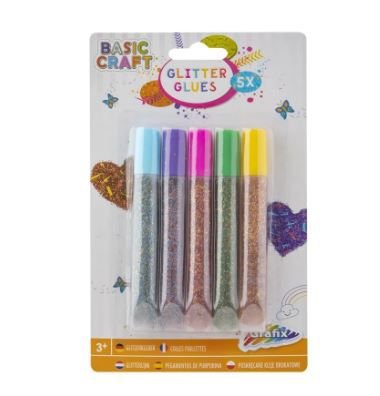 ΚΟΛΛΑ GLITTER ΣΕΤ 5TEM 8ML