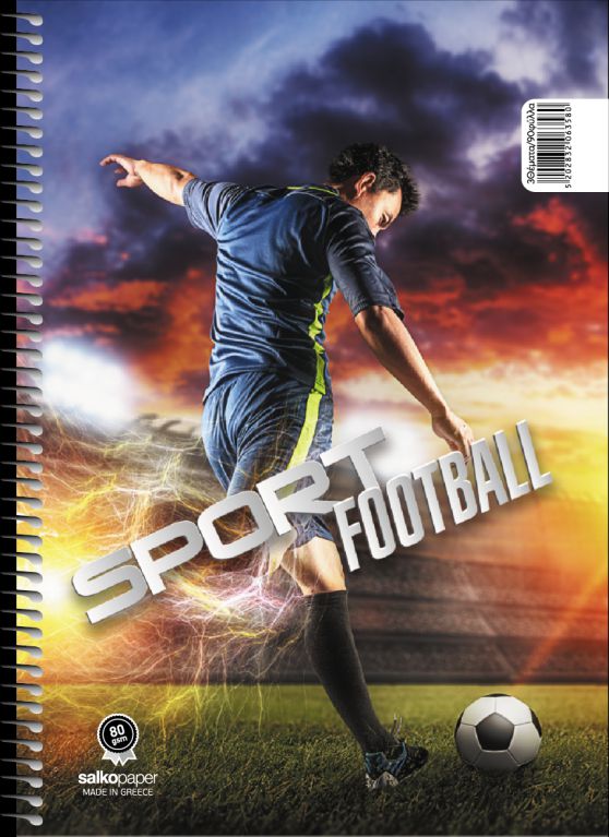 ΣΠΙΡΑΛ SPORT 21Χ29 2Θ 120ΣΕΛ