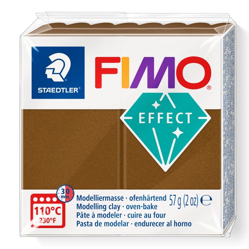 STAEDTLER ΠΗΛΟΣ FIMO 8010-71 EFFECT BRONZE METALL 57gr STAEDTLER