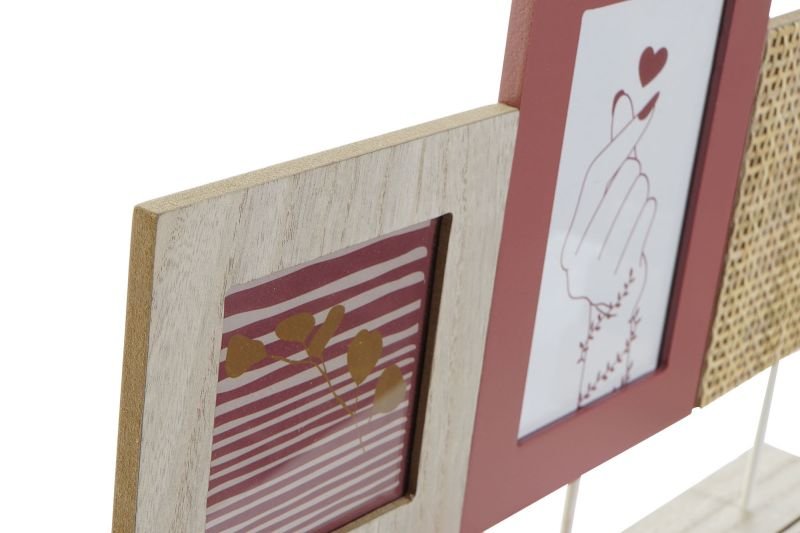 ΚΟΡΝΙΖΕΣ ΣΕΤ MULTIPHOTOS ΕΠΙΤΡΑΠΕΖΙΑ 30.5X1.5X37 ΑΠΟ MDF ΚΑΙ GLASS 42X5X27 2 ΕΙΚΟΝΕΣ