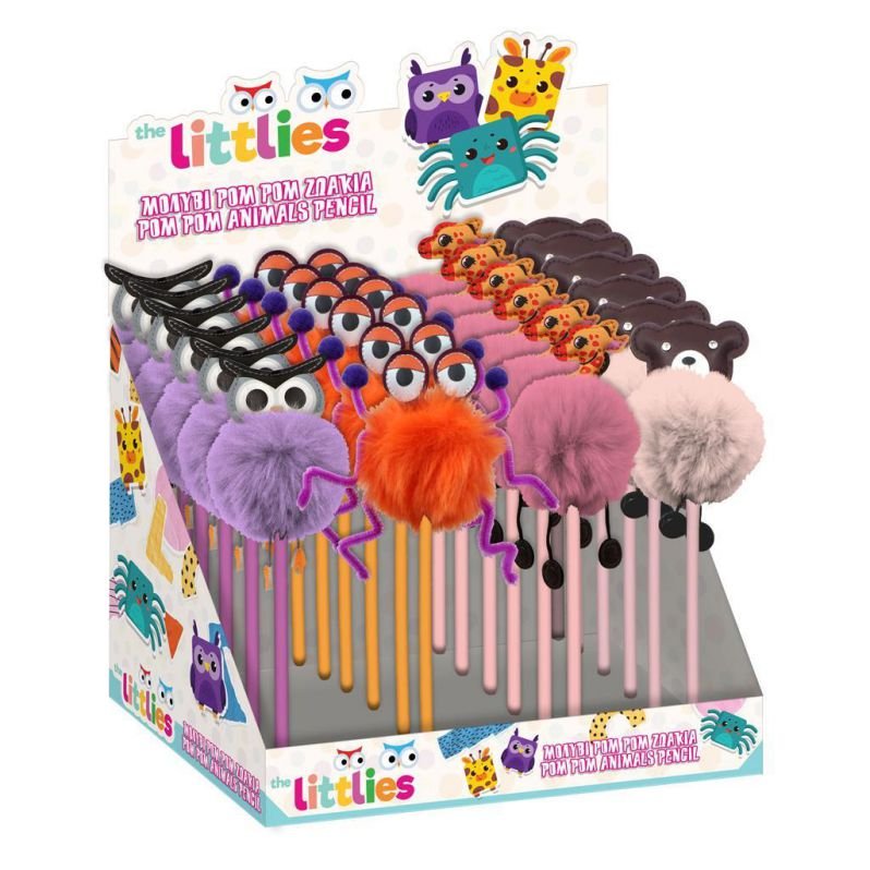 ΜΟΛΥΒΙ POMPOM ΦΙΓΟΥΡΕΣ 4ΧΡΩΜ THE LITTLIES