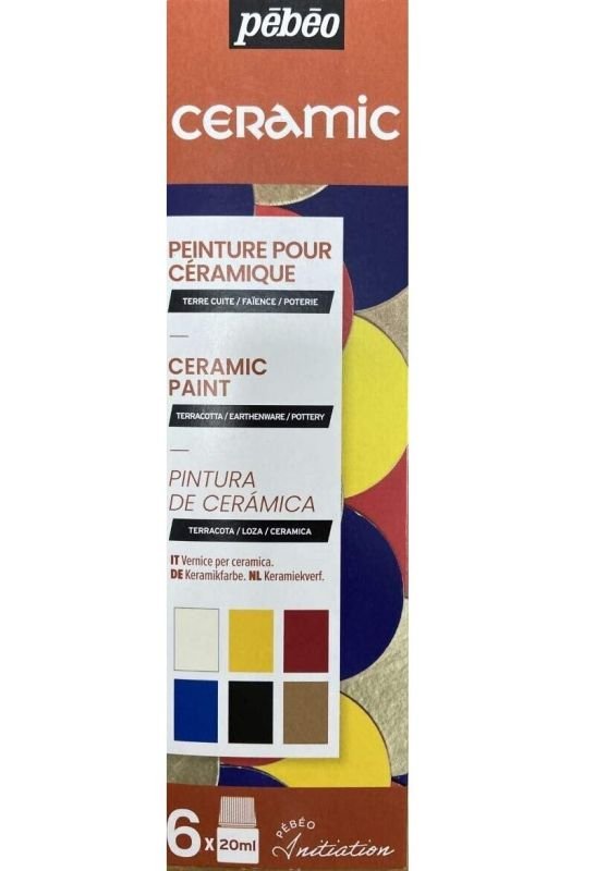 ΣΕΤ ΧΡΩΜΑΤΑ ΓΙΑ ΚΕΡΑΜΙΚΑ 6X20ML PEBEO CERAMIC