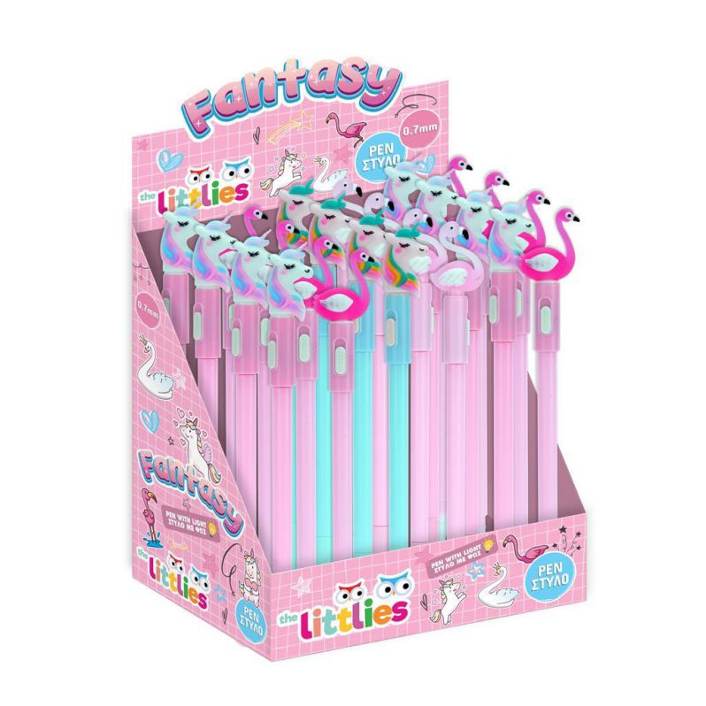 ΣΤΥΛΟ ΜΕ ΦΩΣ LED UNICORN THE LITTLIES