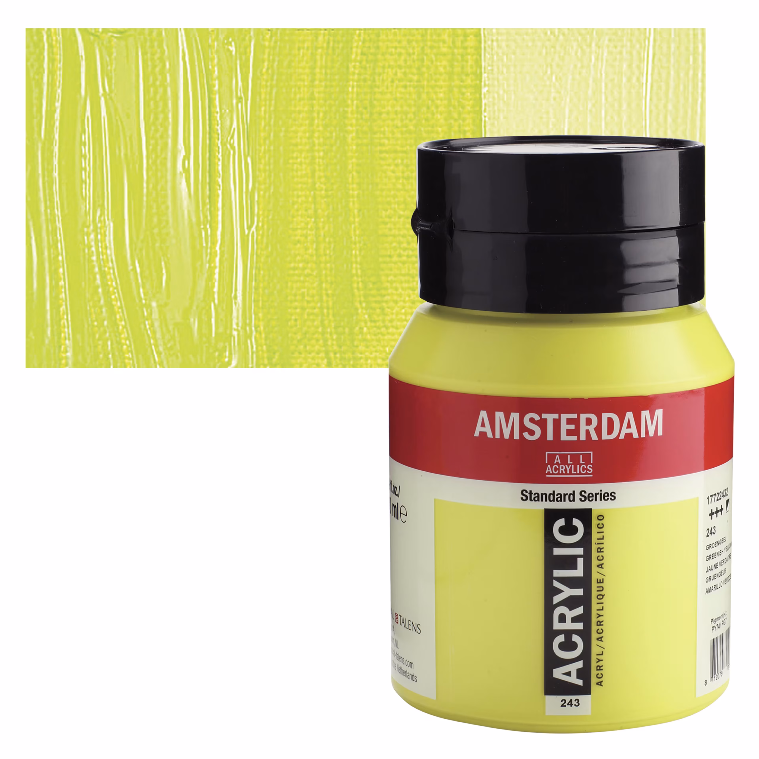 ΑΚΡΥΛΙΚΟ AMSTERDAM 500ML No 243 GREENISH YLW