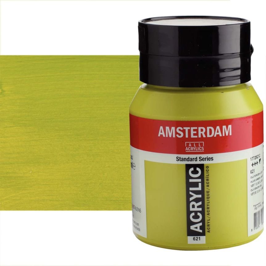 ΑΚΡΥΛΙΚΟ AMSTERDAM 500ML No 621 OLIVE GREEN LT