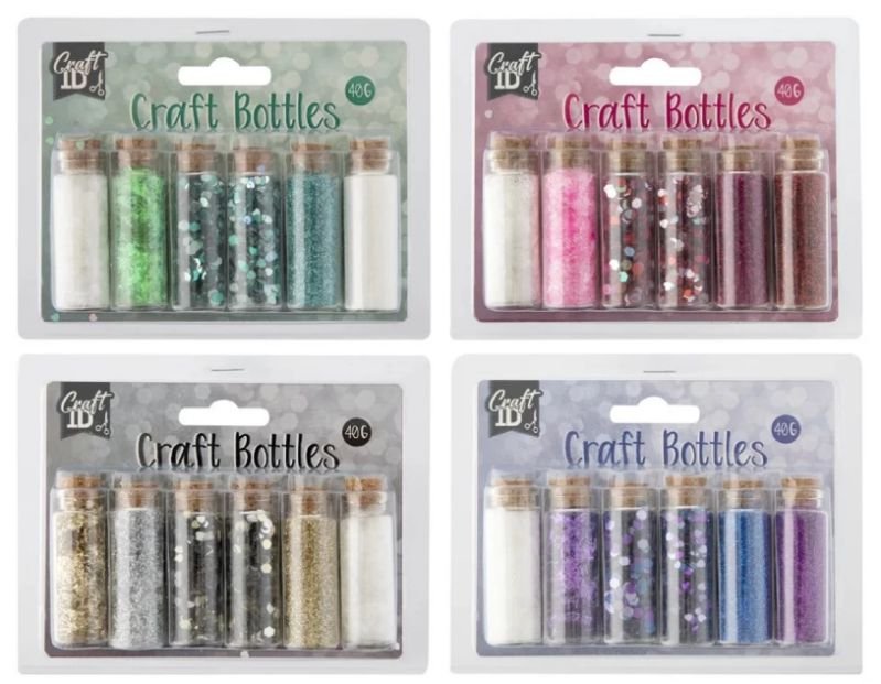 ΔΙΑΚΟΣΜΗΤΙΚΑ ΣΤΟΙΧΕΙΑ CRAFT BOTTLES SET 6TEM - 4 ΣΧΕΔΙΑ