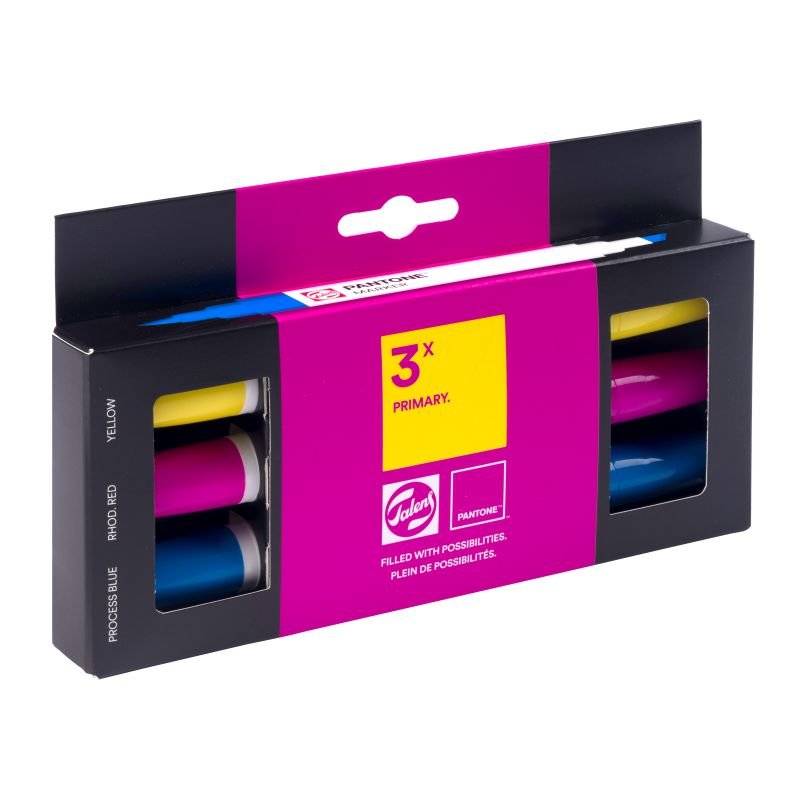 ΣΕΤ ΜΑΡΚΑΔΟΡΟΙ PANTONE 3TEM ΜΕ ΔΙΠΛΗ ΜΥΤΗ PRIMARY TALENS