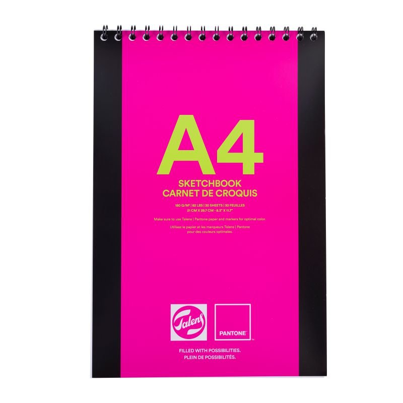TALENS PANTONE SKETCHBOOK A4 (21 X 29.7 CM / 8.3 X 11.7), 30 SHEETS