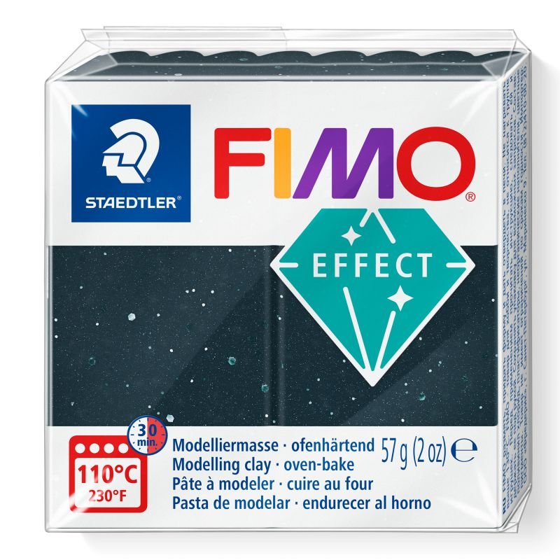 STAEDTLER ΠΗΛΟΣ FIMO 8010-903 EFFECT GRANITE BLACK 57gr