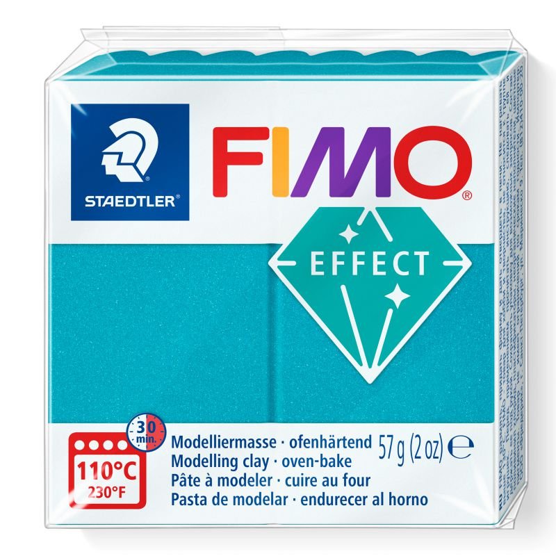 STAEDTLER ΠΗΛΟΣ FIMO 8010-36 EFFECT TURQUOISE METALLIC 57gr