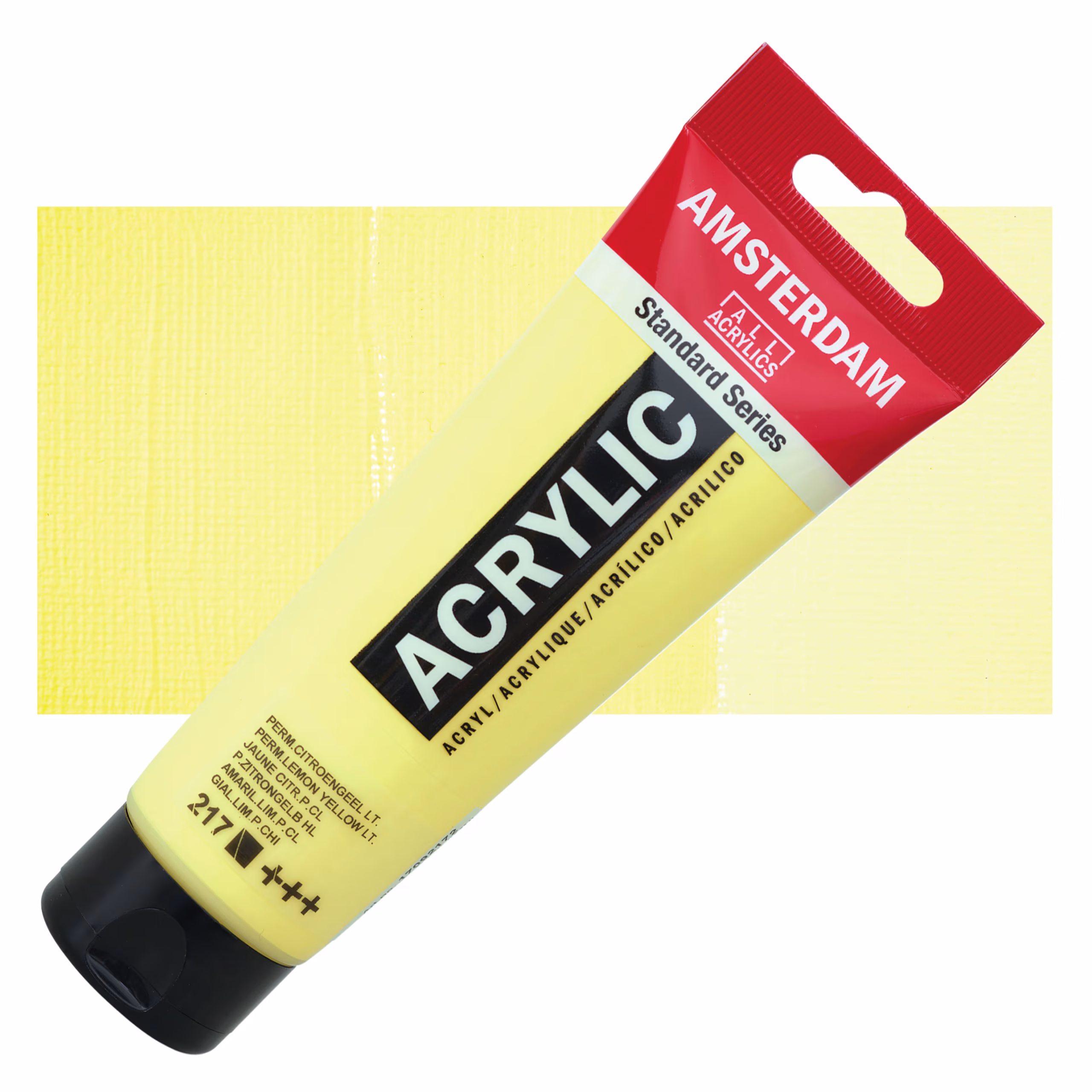 ΑΚΡΥΛΙΚΟ AMSTERDAM 120ML No 217 SWATCH PERMANENT LEMON YELLOW