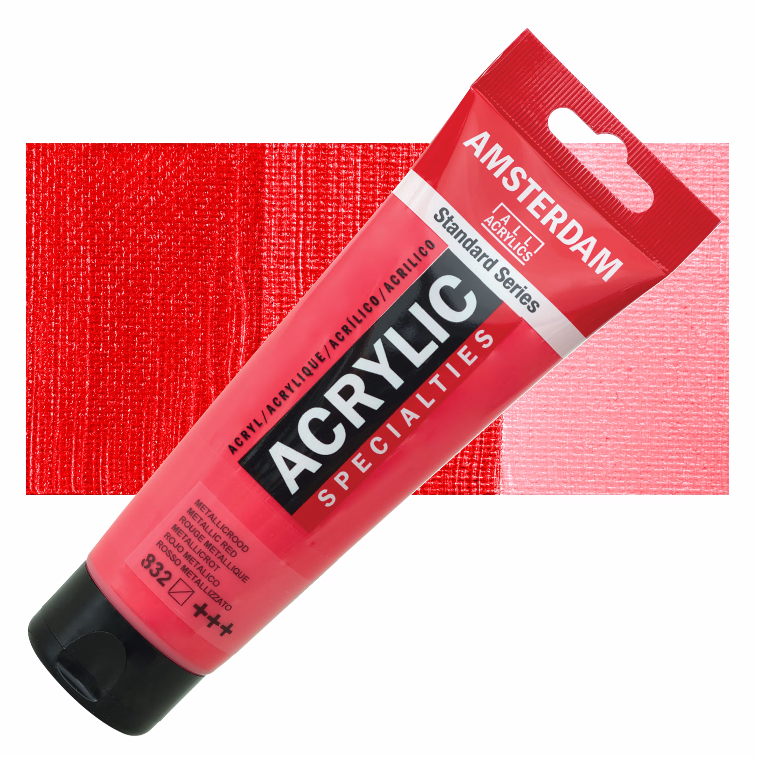 ΑΚΡΥΛΙΚΟ ΜΕΤΑΛΛΙΚΟ 120ML No 832 RED AMSTERDAM