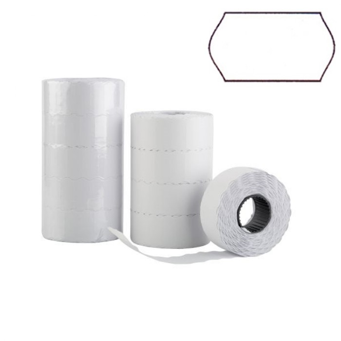 OEM Ετικέτες Ετικετογράφου Λευκές 26x16 mm 1000Τ/ρολό