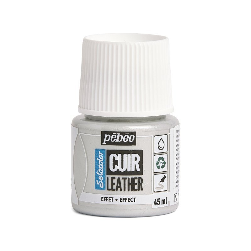 ΧΡΩΜΑ ΓΙΑ ΔΕΡΜΑΤΑ METAL SILVER SETACOLOR LEATHER 45ML