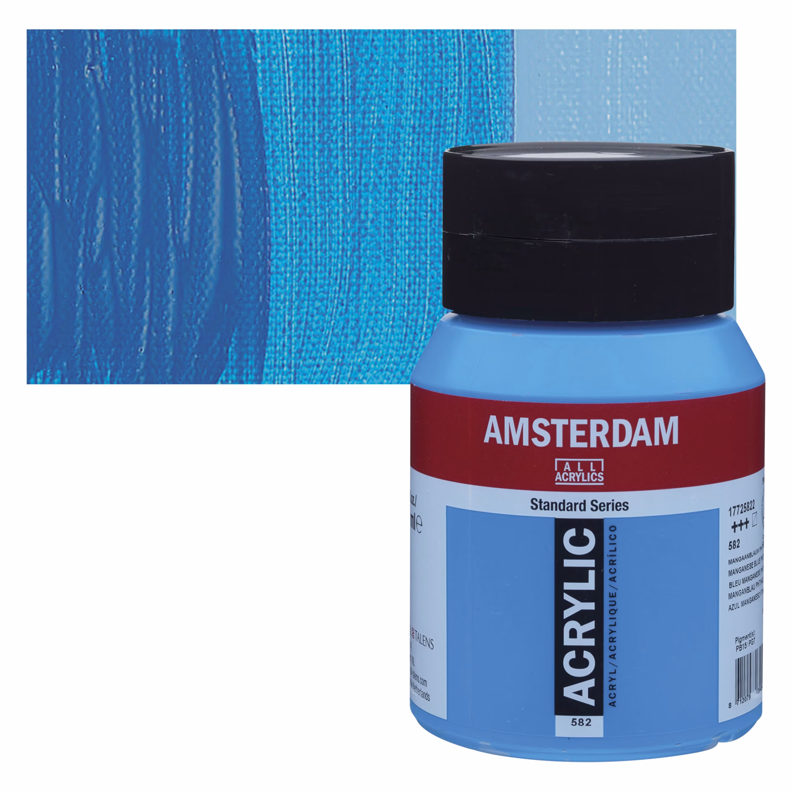 ΑΚΡΥΛΙΚΟ AMSTERDAM 500ML No 582 BLUE PHTHALO