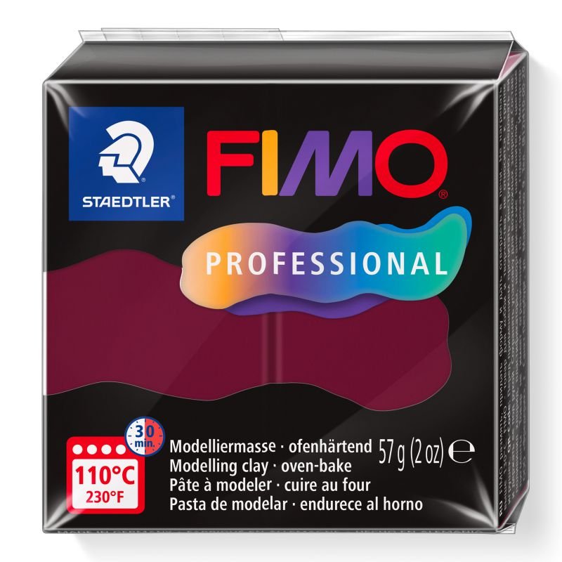 STAEDTLER ΠΗΛΟΣ FIMO 8040-23 PROFESSIONAL 57gr BORDEAUX