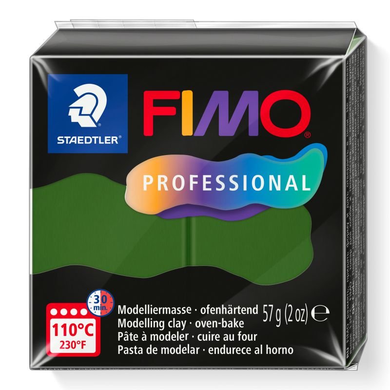 STAEDTLER ΠΗΛΟΣ FIMO 8040-57 PROFESSIONAL 57gr LEAF GREEN