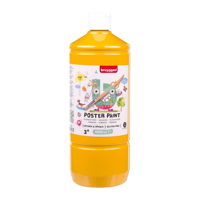 ΤΕΜΠΕΡΑ POSTER PAINT 241 1000ML SUN YELLOW BZL