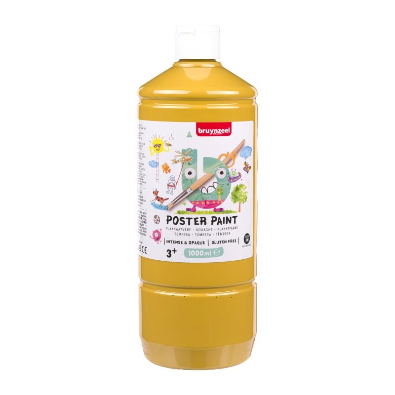ΤΕΜΠΕΡΑ POSTER PAINT 227 1000ML YELLOW OCRE BZL