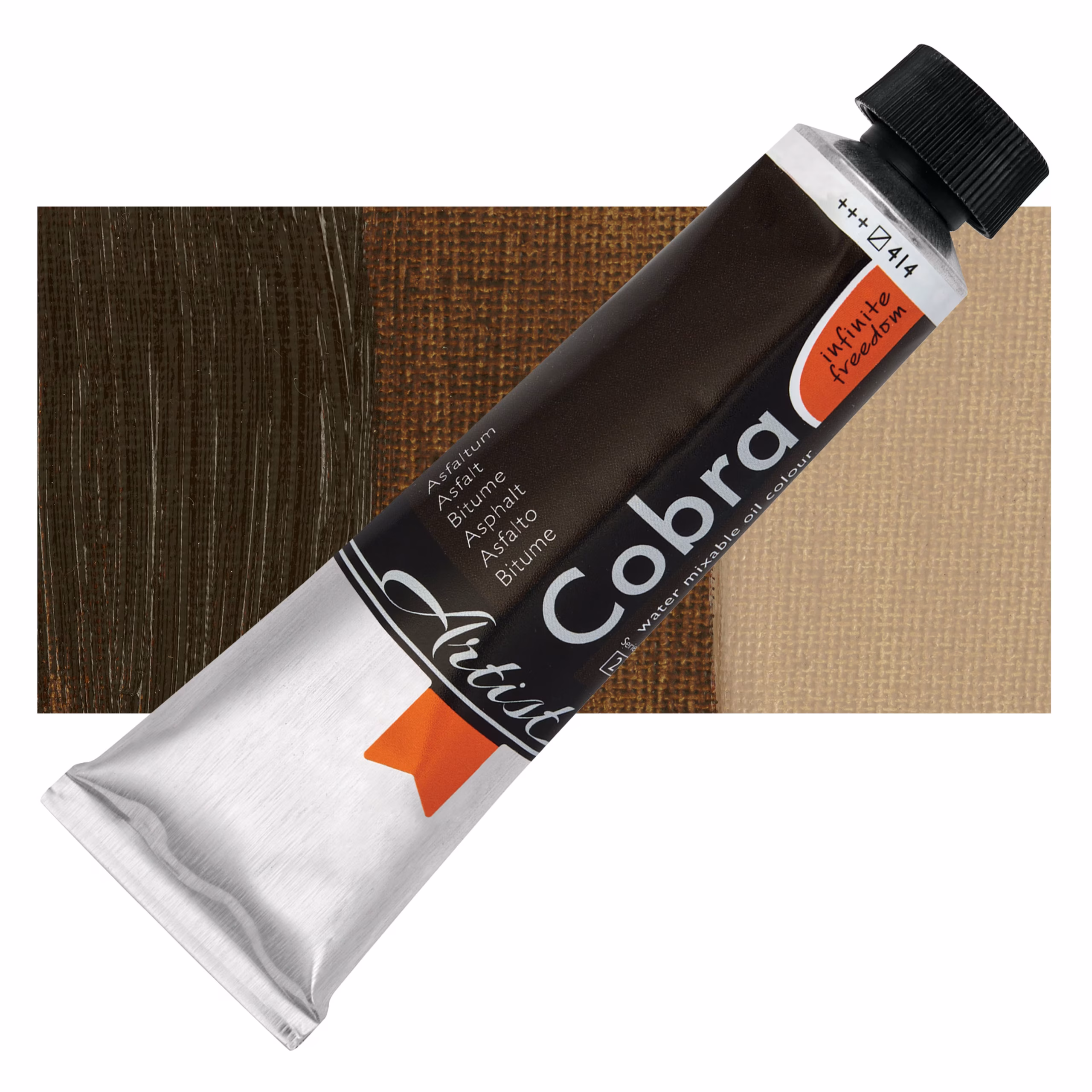 ΛΑΔΙ COBRA 40ML 414 ASPHALTUM WATER-MIXABLE OIL