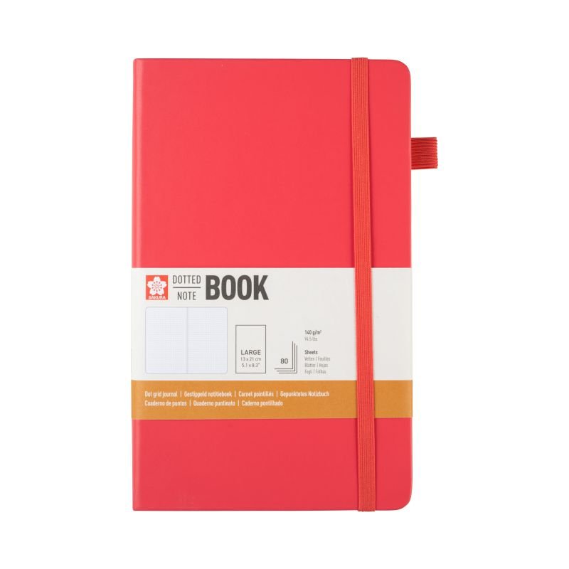 ΜΠΛΟΚ SAKURA 13X21CM DOTTED NOTEBOOK PLUM BLOSSOM