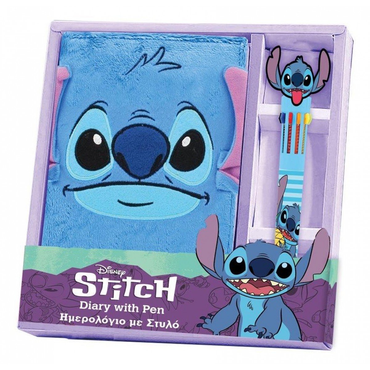 ΣΗΜΕΙΩΜΑΤΑΡΙΟ ΛΟΥΤΡΙΝΟ 14Χ20 ΜΕ ΣΤΥΛΟ LILO-STITCH