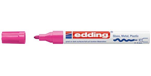 EDDING ΜΑΡΚΑΔΟΡΟΣ ΑΝΕΞΙΤΗΛΟΣ 2ΜΜ ΣΤΡΟΓΓ.ΜΥΤΗ ΡΟΖ