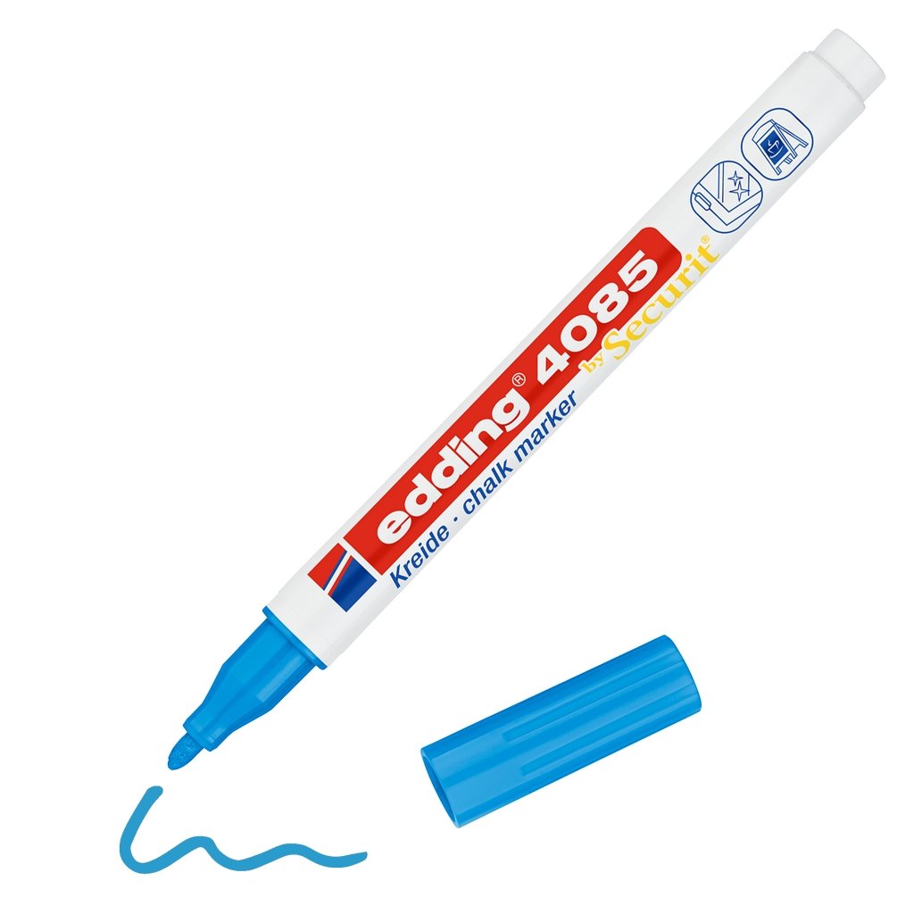 EDDING CHALK MARKER 4085 ΜΠΛΕ ΑΝΟΙΧΤΟ