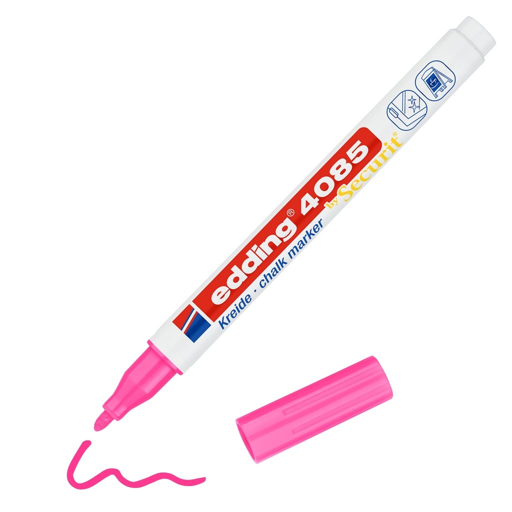 EDDING CHALK MARKER 4085 ΡΟΖ ΦΩΣΦΟΡΟΥΧΟ