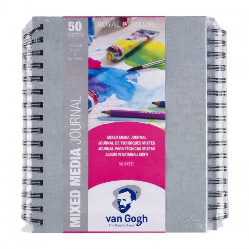 Ημερολόγιο Van Gogh μεικτών μέσων A5 160g 50 φύλλα FSC-MIX