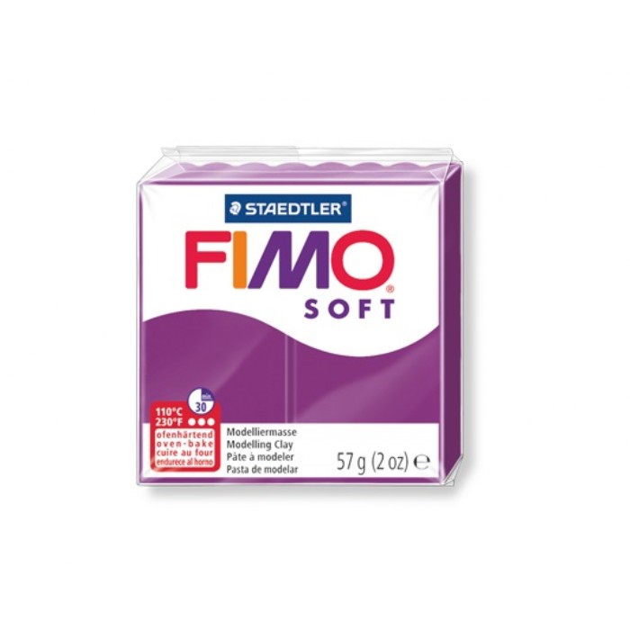 Staedtler Πηλός Fimo Soft Purple 8020-61 57gr