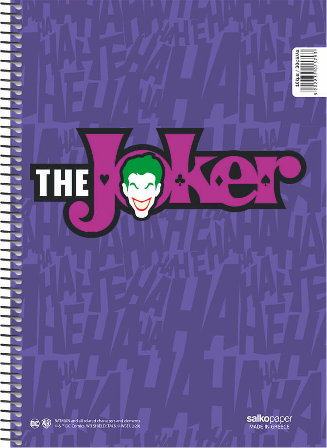 ΣΠΙΡΑΛ THE JOKER V.2 21X29/180ΣΕΛ 3Θ
