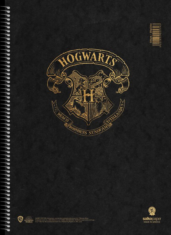 ΣΠΙΡΑΛ HOGWARTS 21X29/180ΣΕΛ 3Θ