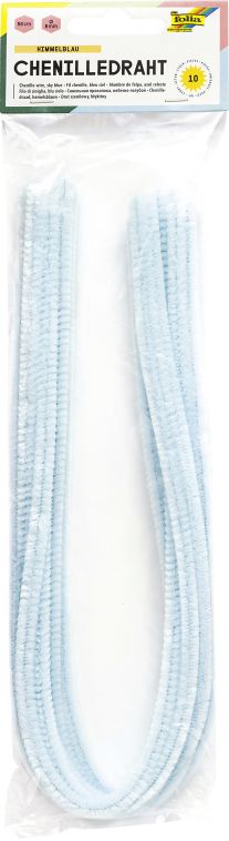 ΣΥΡΜΑ ΠΙΠΑΣ 8ΜΜ-50CM SKY BLUE 10ΤΕΜ FOLIA