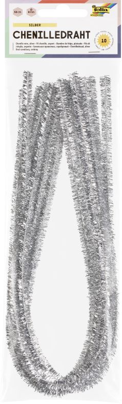 ΣΥΡΜΑ ΠΙΠΑΣ 8ΜΜ-50CM ΑΣΗΜΙ 10ΤΕΜ FOLIA