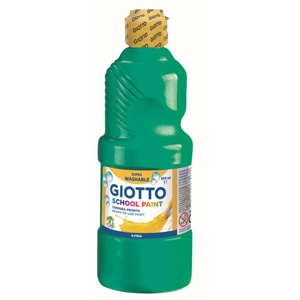 GIOTTO ΣΧΟΛΙΚΗ ΤΕΜΠΕΡΑ ΧΡ. ΠΡΑΣΙΝΟ 500ML