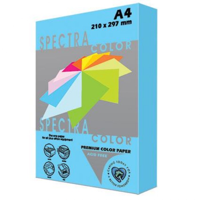 Spectra Color Φωτ/Κό Χαρτί 80gr Χρωματιστό Α4 500Φ Τυρκουάζ