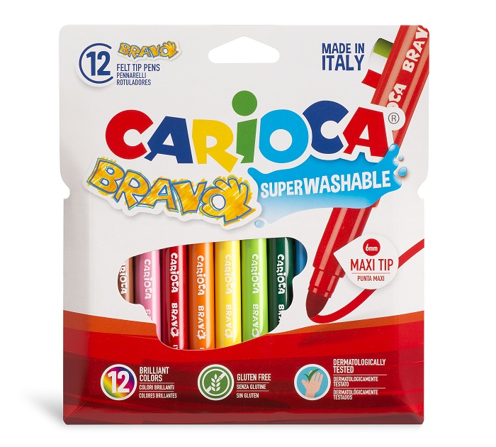 CARIOCA ΜΑΡΚΑΔΟΡΟΙ BRAVO (12ΧΡ)