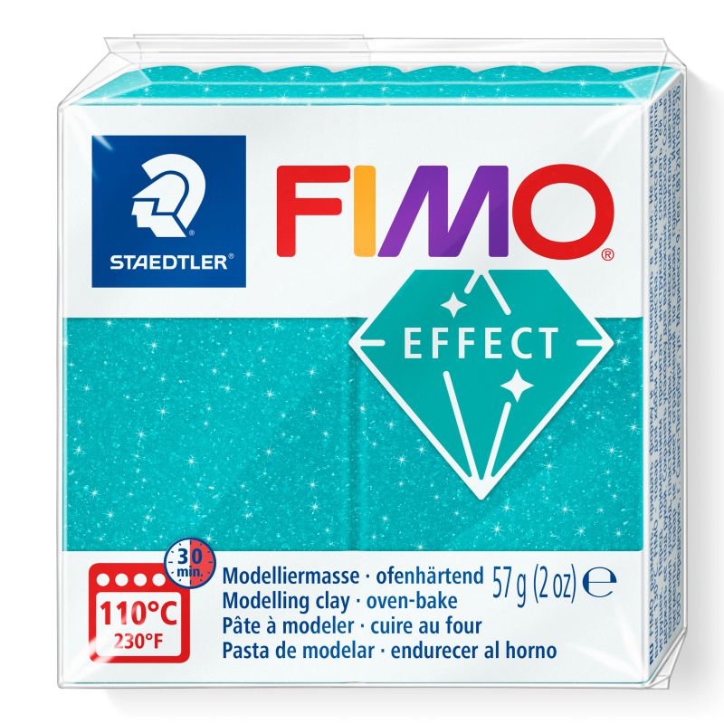 STAEDTLER ΠΗΛΟΣ FIMO 8010-392 EFFECT GALAXY TURQUOISE 57gr